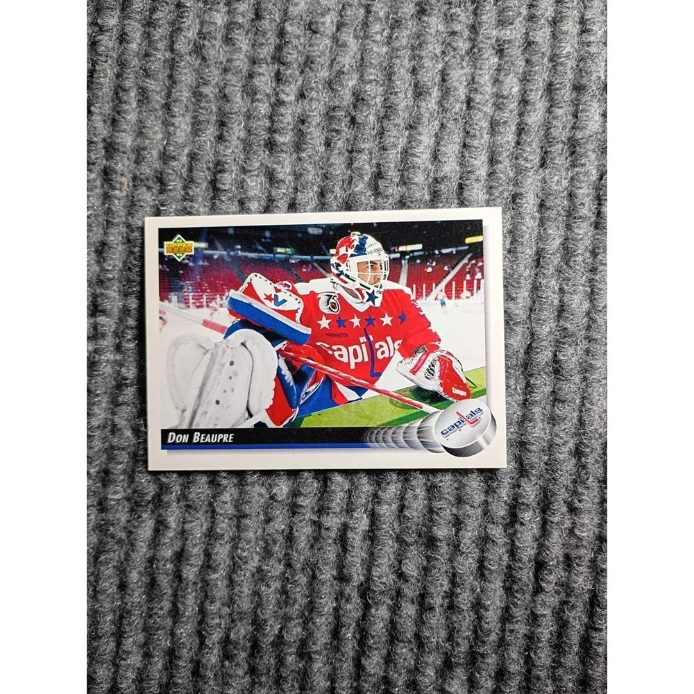 Vintage 1992-1993 Upper Deck Washington Capitals Don Beaupre Hockey Card #310